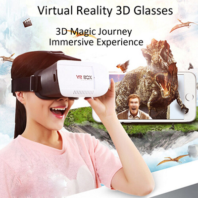 Gambar Komik 6 Kotak Qoo10 Kotak VR 3D Headset Kacamata Virtual Reality Untuk 