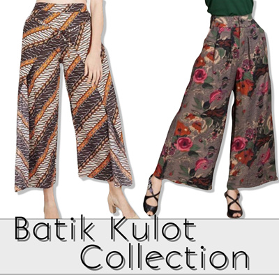 Qoo10 - Kulot Batik Pants Collection~Kulot Pants~Batik 