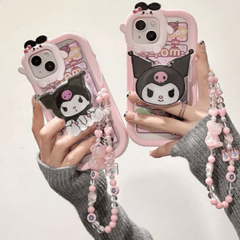 Qoo10 Kuromi Cutie Flip Bag for iPhone 13 Phone Case Female