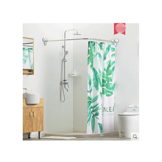 Qoo10 L Shaped Shower Curtain Rod, What Size Shower Curtain Do I Need For An L Shaped Rod