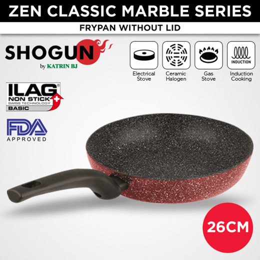 Qoo10 - La Gourmet Shogun Zen (Red) - Non stick 26cm Frying pan Kitchen ...