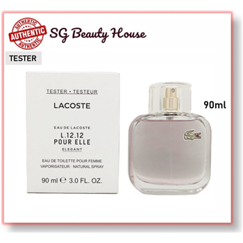 Qoo10 LACOSTE L.12.12 POUR ELLE ELEGANT POUR FEMME EDT 90ML SPRAY TESTER C. Perfume Luxury