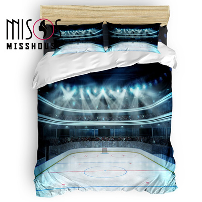 Qoo10 Laday Love Misshouse Arena Ice Hockey Duvet Cover Set Bed