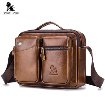 Real leather deals business bags