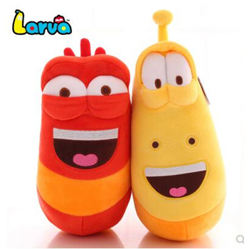 Toys & Games 20-30CM 2Pcs Korea Hilarious Insect Larva Plush Toys ...