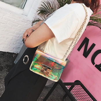 Transparent Jelly Sling Bag