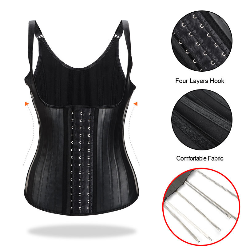 Qoo10 - Latex waist trainer women binders shapers modeling strap