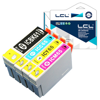 EPSON　エプソン　IC4CL6165　ICBK6165 ICC6165 ICM6165 ICY6165　（4色セット　ブラック　シアン　マゼンタ　 イエロー）　互換インクカートリッジ　対応機種：PX673F/PX-1200/1600F/1700F