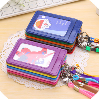 2pcs Personalised Lanyard Neck Strap Wristlet Strap Card Holder's