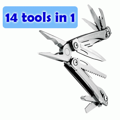 [Leatherman] Sidekick : Made in USA : 14 tools in 1 : Multi-tool : Knife / Driver / Plier