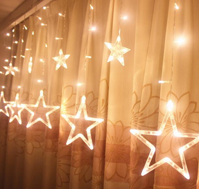 Led Stars String Lights Bedroom Stars Curtain Lights Decorative Lights Room Hanging Lights