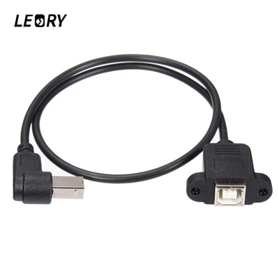 Qoo10 Leory 50cm Usb20 Elbow B Male To Female Cable Usb Type B