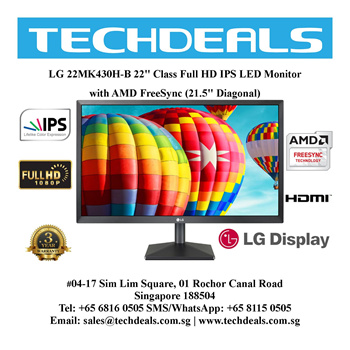 22 Class Full HD IPS LED Monitor - 22MK430H-B