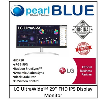 LG 29'' UltraWide™ Full HD HDR10 Monitor - 29WQ600-W