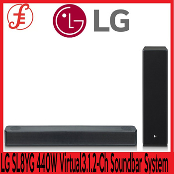 Qoo10 - LG SL8YG 3.1.2 Channel 440W Sound Bar w/ Meridian