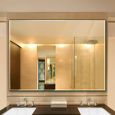 Liang Jingjing 45 Degree Edge Wall Hung Bathroom Mirror Bathroom Mirror Mirror 8mm Mirror Hooks Inst