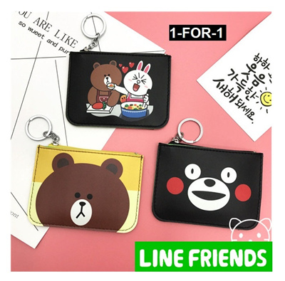 Qoo10 - [PREORDER] LINE FRIENDS SALLY BROWN 1FOR1 COIN POUCH/ CARD HOLDER : Bag & Wallet