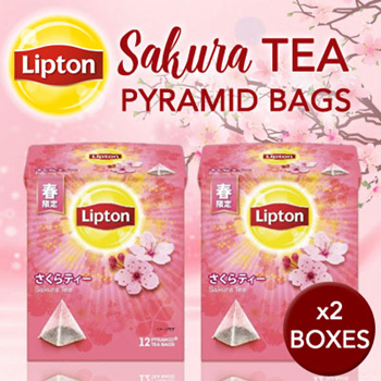 Qoo10 - Lipton Sakura Tea Pyramid Tea Bags 12PCS x 2BOX☆Direct