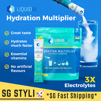 Qoo10 - 💯Liquid IV I.V. Hydration Multiplier Electrolyte Drink Lemon  Lime/Str : Drinks