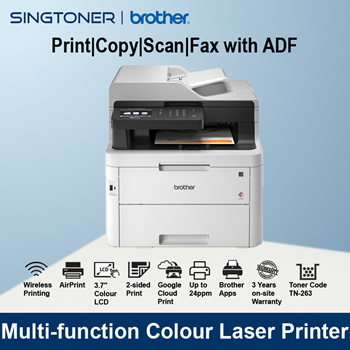 Qoo10 - [Local Warranty] Brother MFC-L3750CDW All-in-One Colour Laser  Printer : Computer & Game