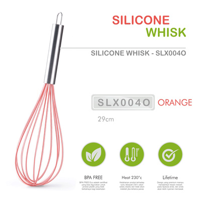 Qoo10 LocknLock Silicone Whisk  Pengaduk Adonan 