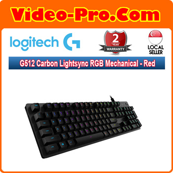 Qoo10 - Logitech G512 Carbon Lightsync RGB Mechanical Gaming Keyboard Red  Line : Computer & Game