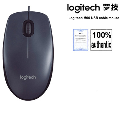 Qoo10 Logitech M90 Wired Mouse Usb Laptop Desktop Computer Games