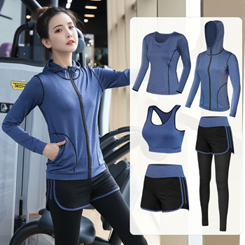 Qoo10 - Long-sleeved yoga clothes tracksuit gym pilates top and bottom set  of  : Sports Equipment