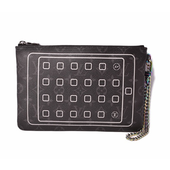 Qoo10 - Louis Vuitton Foundation Clutch ☆ Canvas Bag ☆ Laptop Bag 13 inch  Pouc : Bag/Wallets