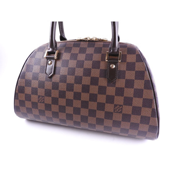 Qoo10 - Louis Vuitton Rivera MM Damier Ebene Handbag Mini Boston