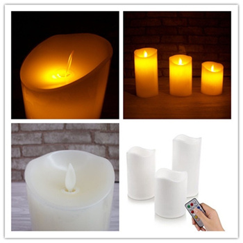 Qoo10 - Luminara Candles Moving Flame Candles with Timer and Remote  Flameless  : TV & Entertainme