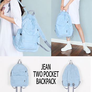 Qoo10 - Backpack Jean : Bag/Wallets