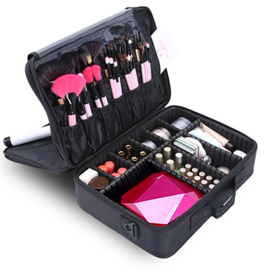 cosmetic bag with compartments