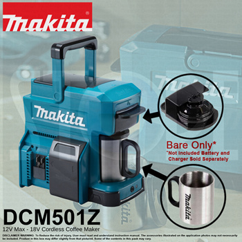MACHINE A CAFE MAKITA DCM501Z 18V/12V