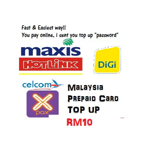 Qoo10 Malaysia Digi Maxis Top Up Gift Card