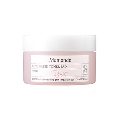 mamonde toner 1pack 40pcs pad rose water