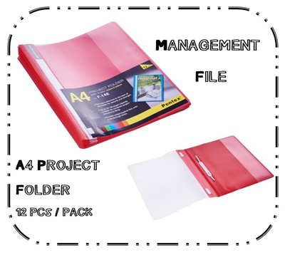 Qoo10 - Management File / Project Folder - 12 pcs / Pack : Stationery ...