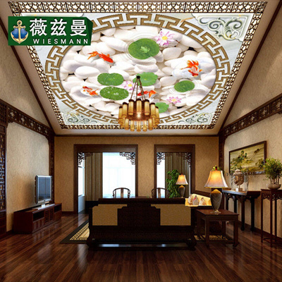 Manchester S Modern Chinese Style Ceiling Wallpaper Wallpaper Top Background Wall Cloth Nine Bedroom