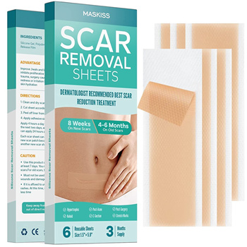 Silicone Scar Sheets 1.5 in x 3 in