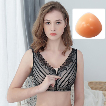 Qoo10 - Mastectomy Bra Pocket Bra 90C for Silicone Breast