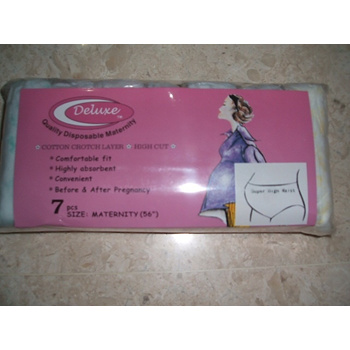 Qoo10 - Maternity High Waist Cotton Disposable Panties / Underwear