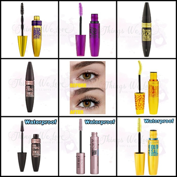 Maybelline Volum Express The Colossal Big Shot Washable Mascara, Blackest  Black