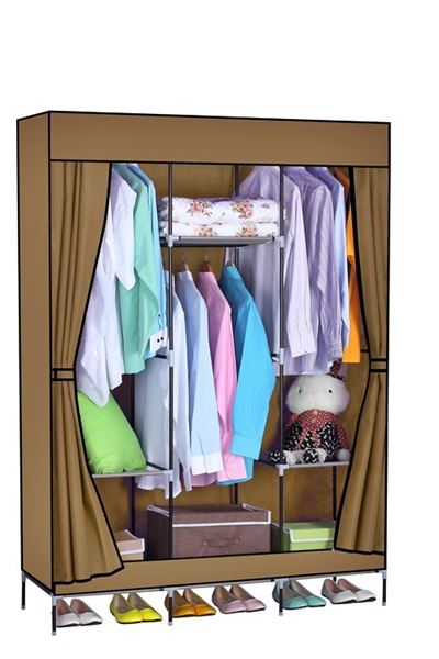 Qoo10 Mega Sale Canvas Wardrobe Organizer Non Woven Wardrobe