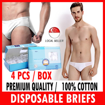 Men Disposable Cotton Underwear