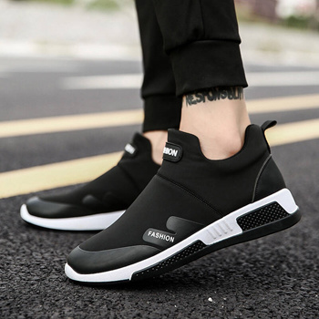 Qoo10 - Men s shoes winter Casual sneakers black set feet lazy Kore... : Men's Accessorie...