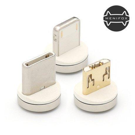 Wish+ | [Menifox](1+1) 3A thin coil fast charging magnet gender : Cell ...