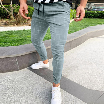 Plaid pants mens outlet streetwear