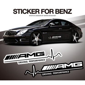 Qoo10 - Mercedes-Benz modified car stickers personalized