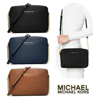 Michael Michael Kors Jet Set Large Saffiano Leather Crossbody Bag