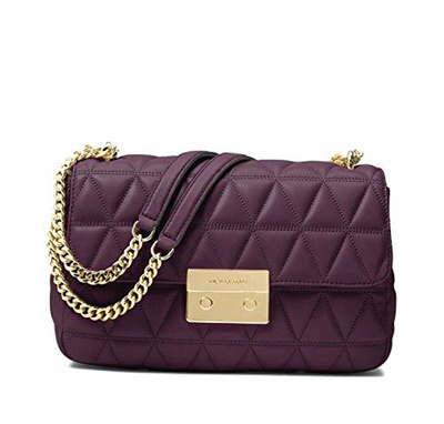 sloan large quilted leather shoulder bag michael kors